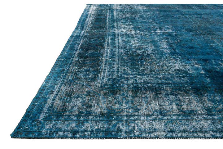 9' 4 x 12' 5 Hand Knotted Ultra Vintage Persian Wool Rug