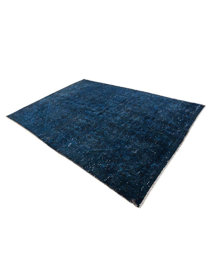 Detail image of 5' 10 x 8' Hand Knotted Ultra Vintage Persian Wool Rug