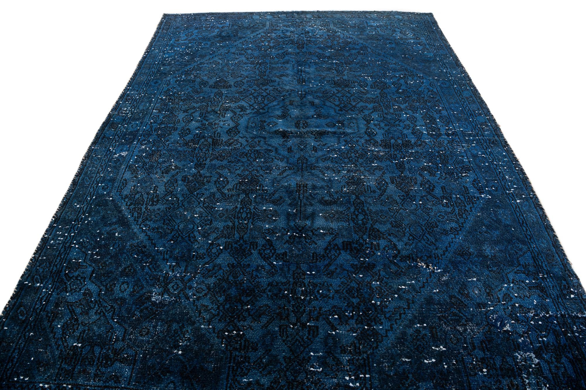 5' 10 x 8' Hand Knotted Ultra Vintage Persian Wool Rug