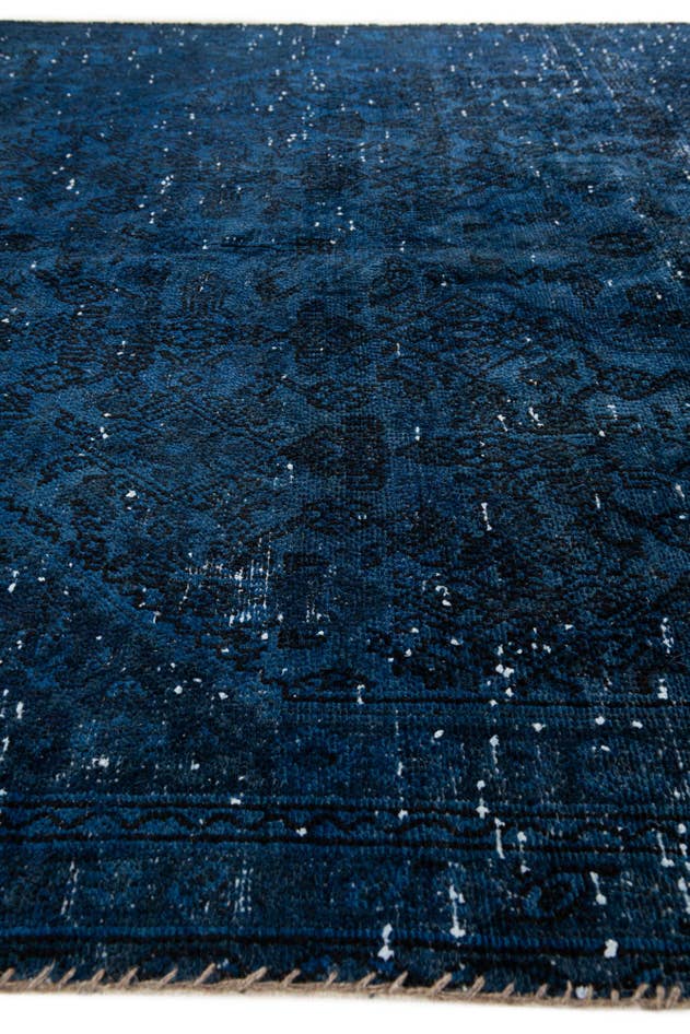 Detail image of 5' 10 x 8' Hand Knotted Ultra Vintage Persian Wool Rug