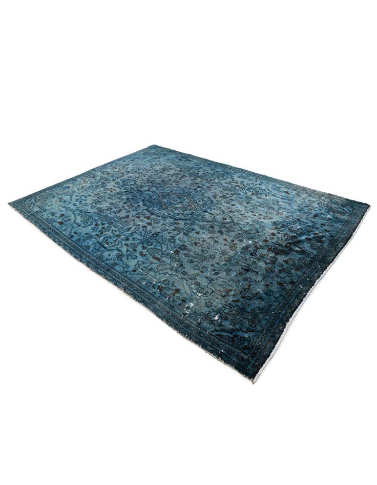 Detail image of 6' 6 x 9' 1 Hand Knotted Ultra Vintage Persian Wool Rug