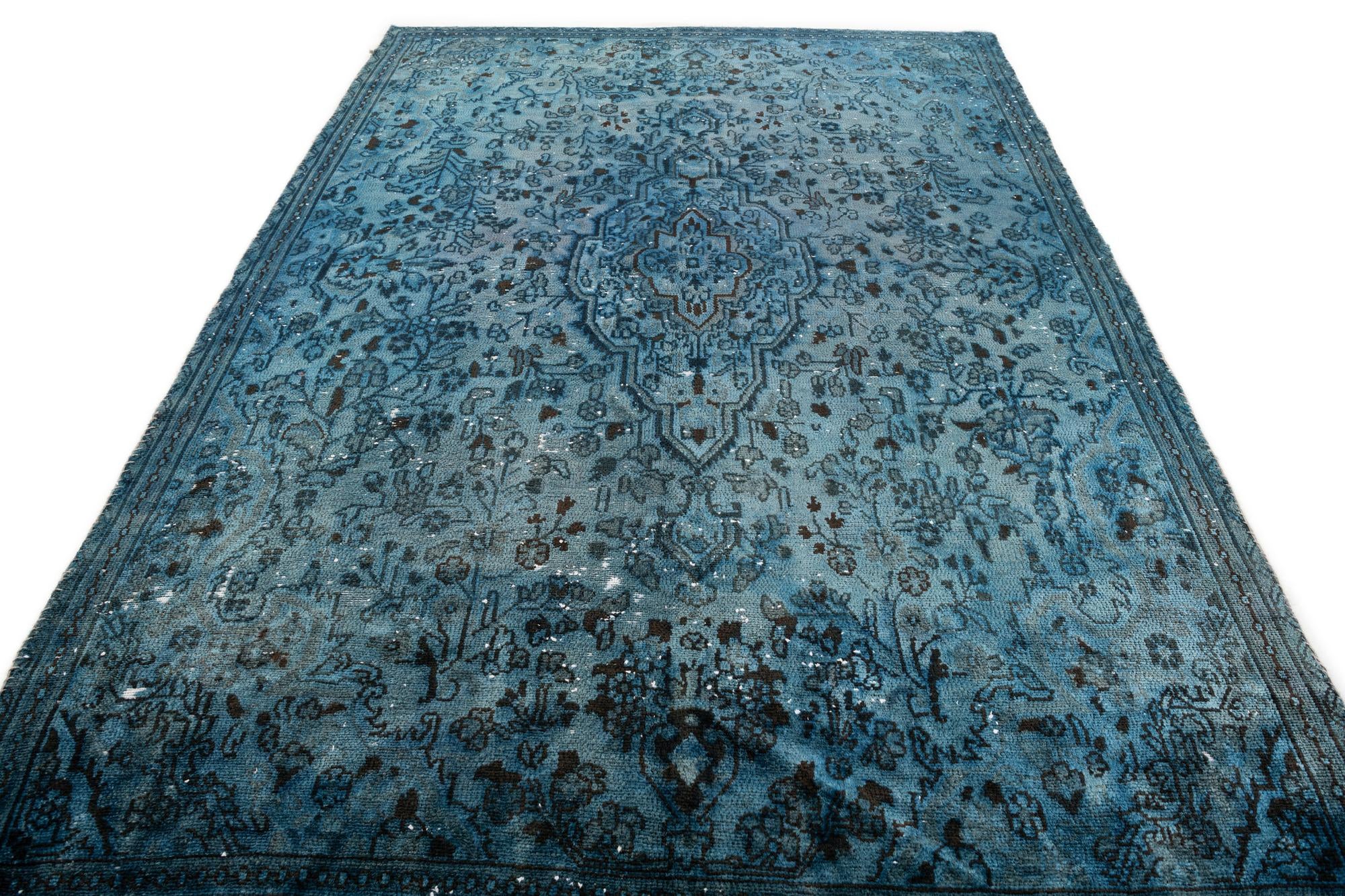6' 6 x 9' 1 Hand Knotted Ultra Vintage Persian Wool Rug