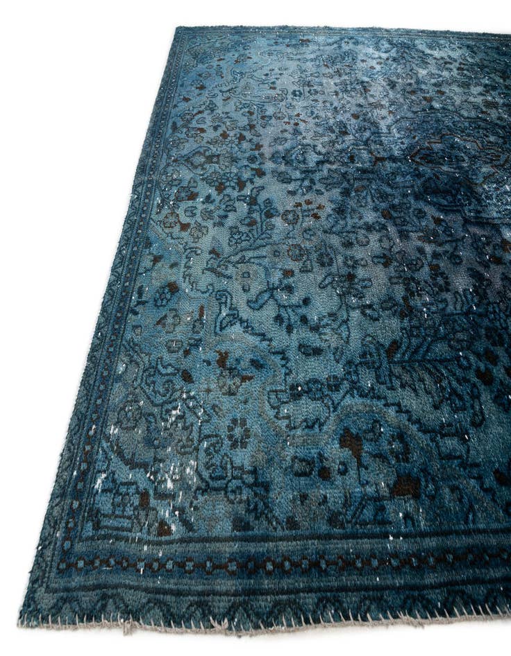 Detail image of 6' 6 x 9' 1  Hand Knotted Ultra Vintage Persian Wool Rug