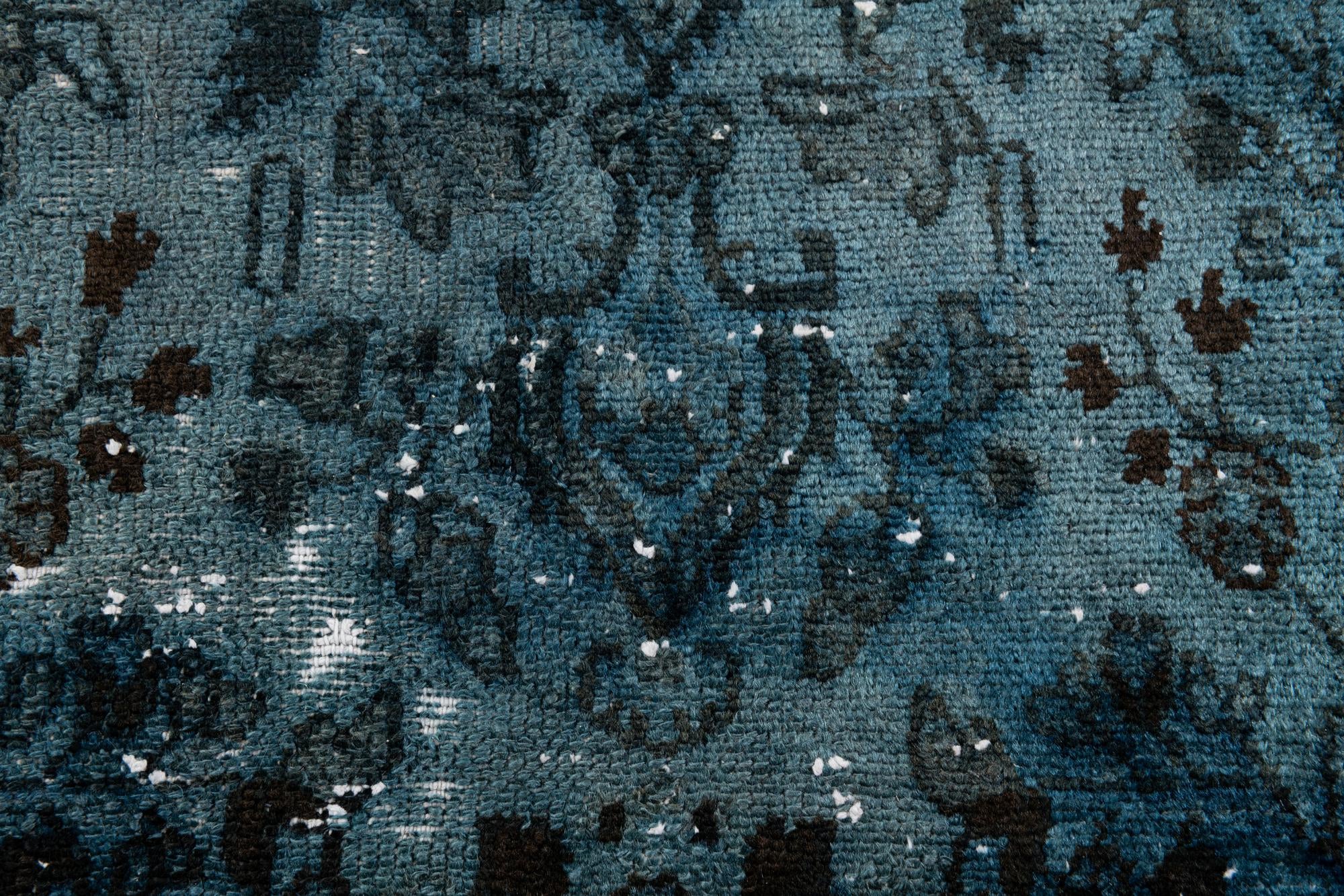 6' 6 x 9' 1 Hand Knotted Ultra Vintage Persian Wool Rug