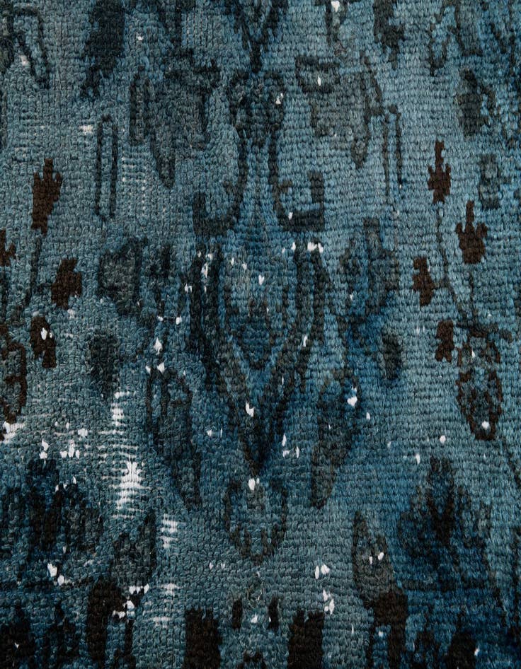 Detail image of 6' 6 x 9' 1  Hand Knotted Ultra Vintage Persian Wool Rug