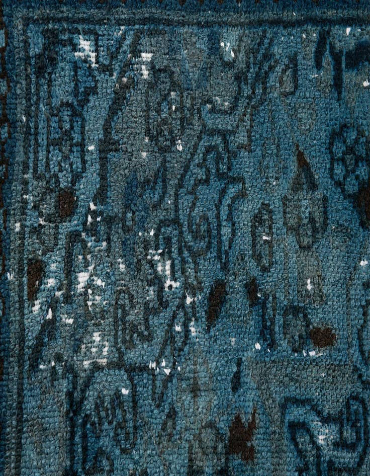 Detail image of 6' 6 x 9' 1  Hand Knotted Ultra Vintage Persian Wool Rug