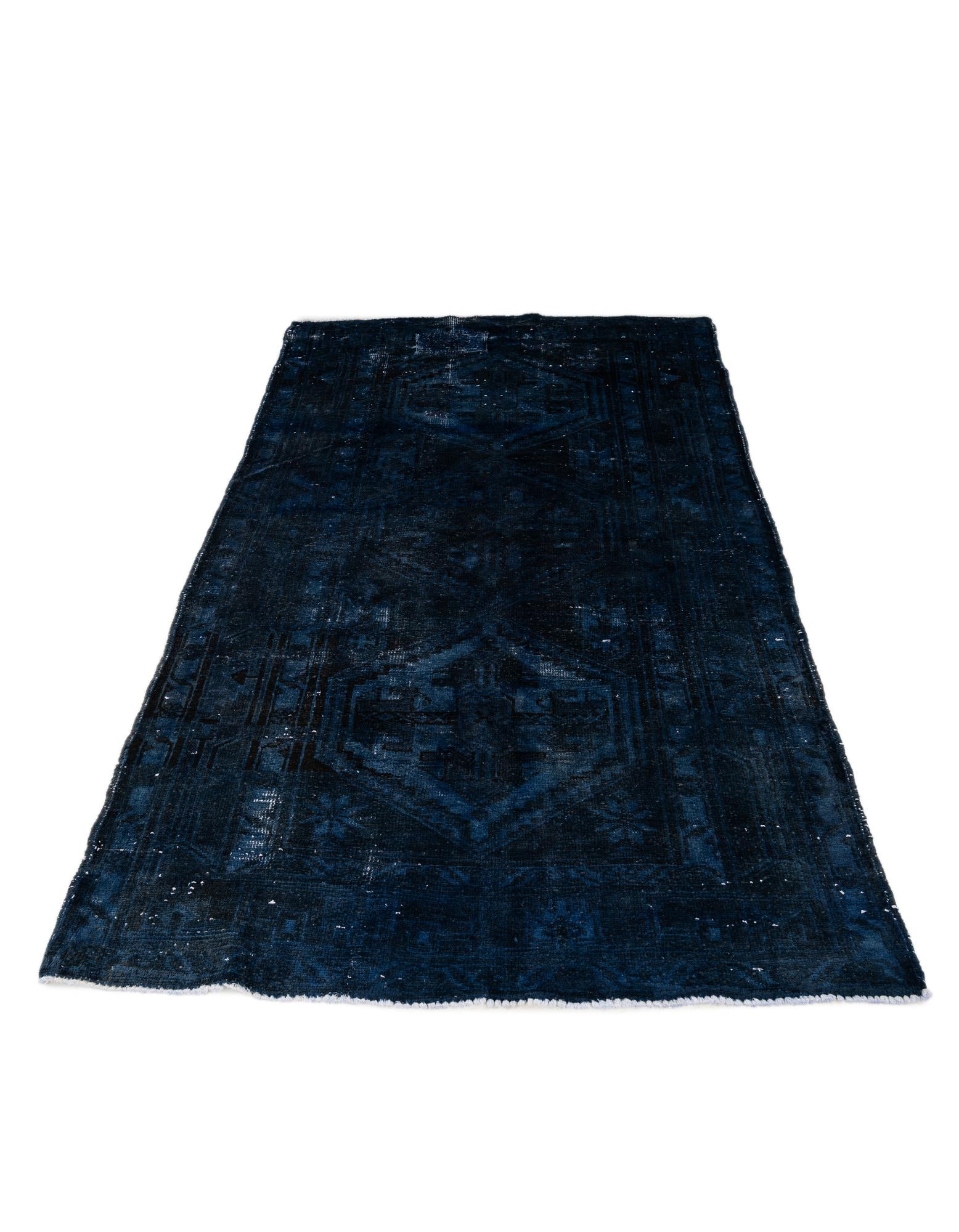 4' 3 x 6' 10 Hand Knotted Ultra Vintage Persian Wool Rug