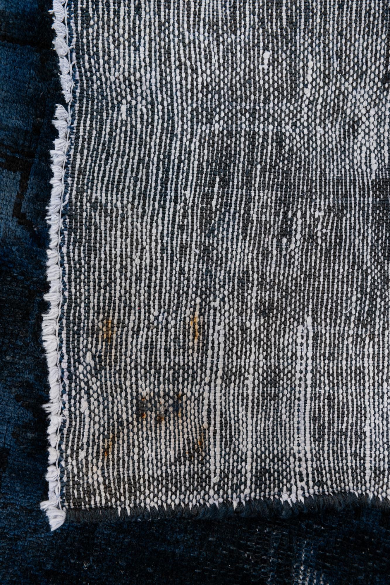 4' 3 x 6' 10 Hand Knotted Ultra Vintage Persian Wool Rug