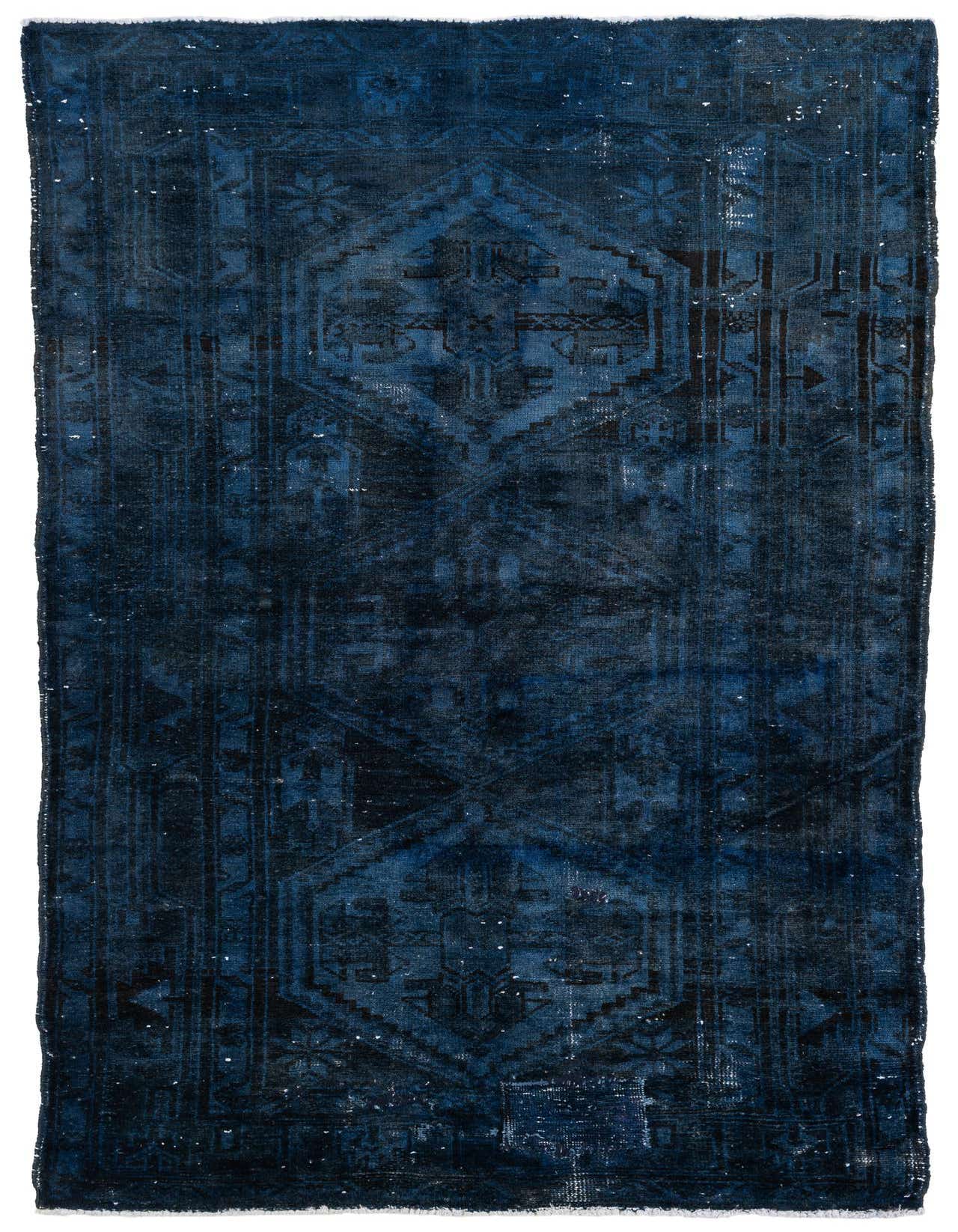 Primary image 4' 3 x 6' 10  Hand Knotted Ultra Vintage Persian Wool Rug