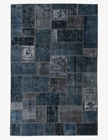 6' 1 x 9' 1 Hand Knotted Ultra Vintage Persian Wool Rug