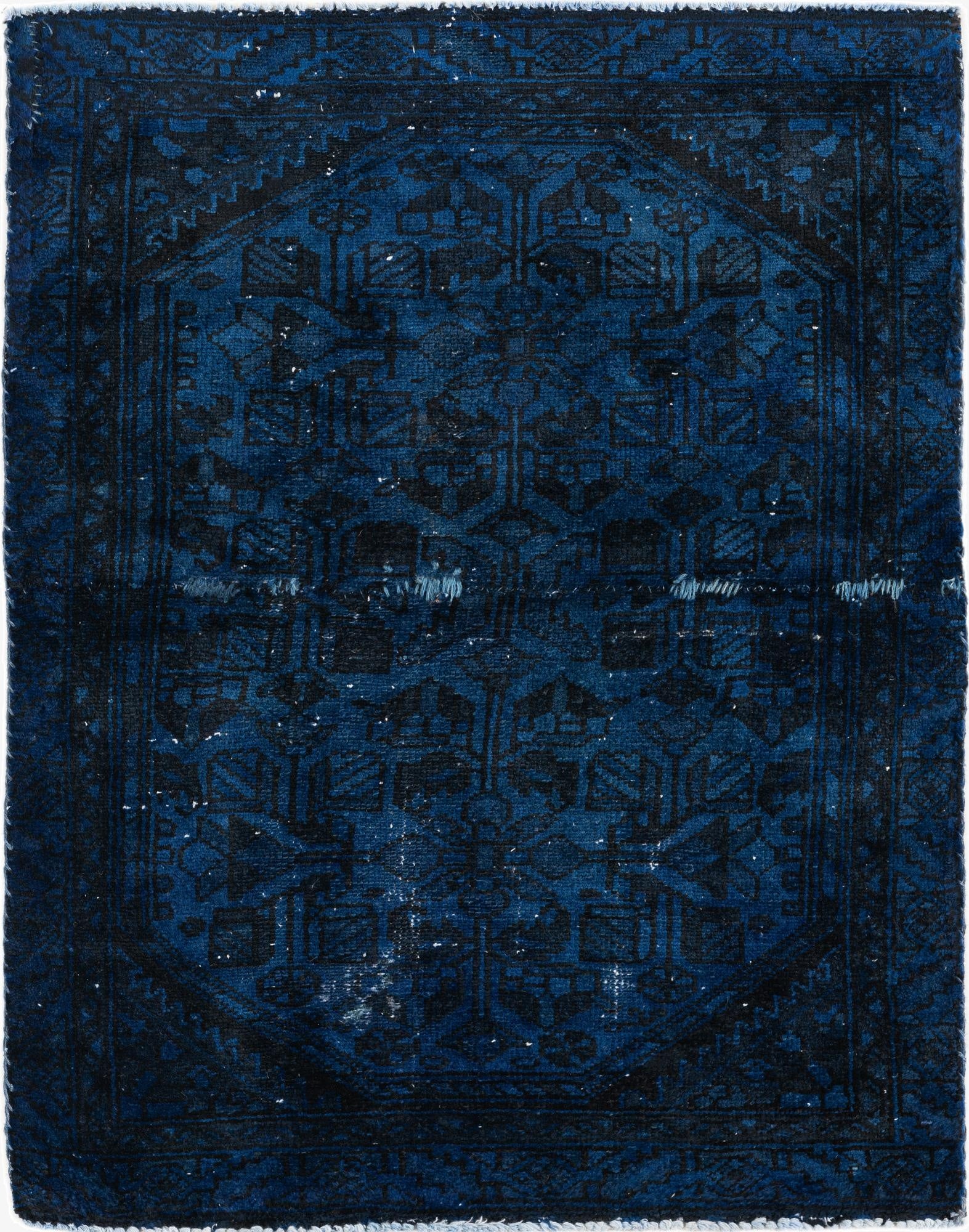 3' 1 x 4' 2  Hand Knotted Ultra Vintage Persian Wool Rug