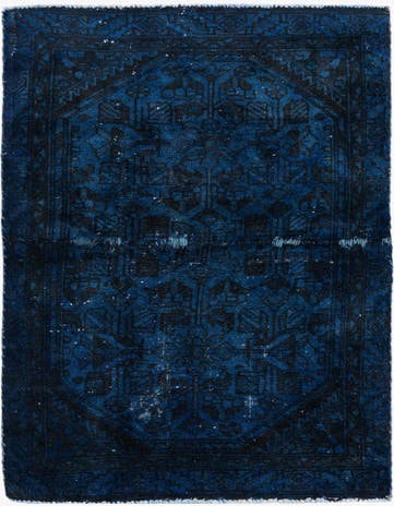 3' 1 x 4' 2 Hand Knotted Ultra Vintage Persian Wool Rug