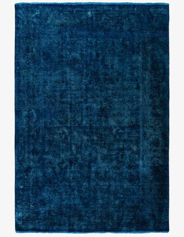 6' 9 x 9' 9 Hand Knotted Ultra Vintage Persian Wool Rug