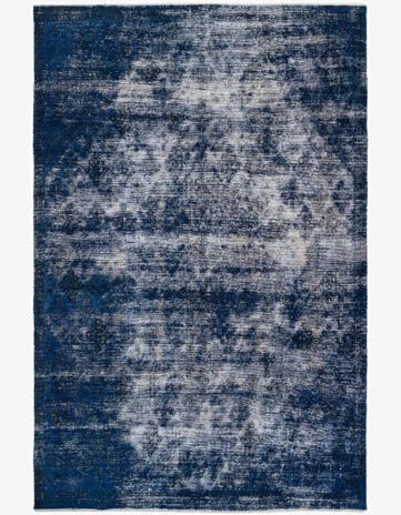 6' 8 x 10' 1 Hand Knotted Ultra Vintage Persian Wool Rug