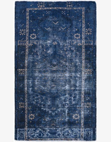 3' 5 x 6' Hand Knotted Ultra Vintage Persian Wool Rug