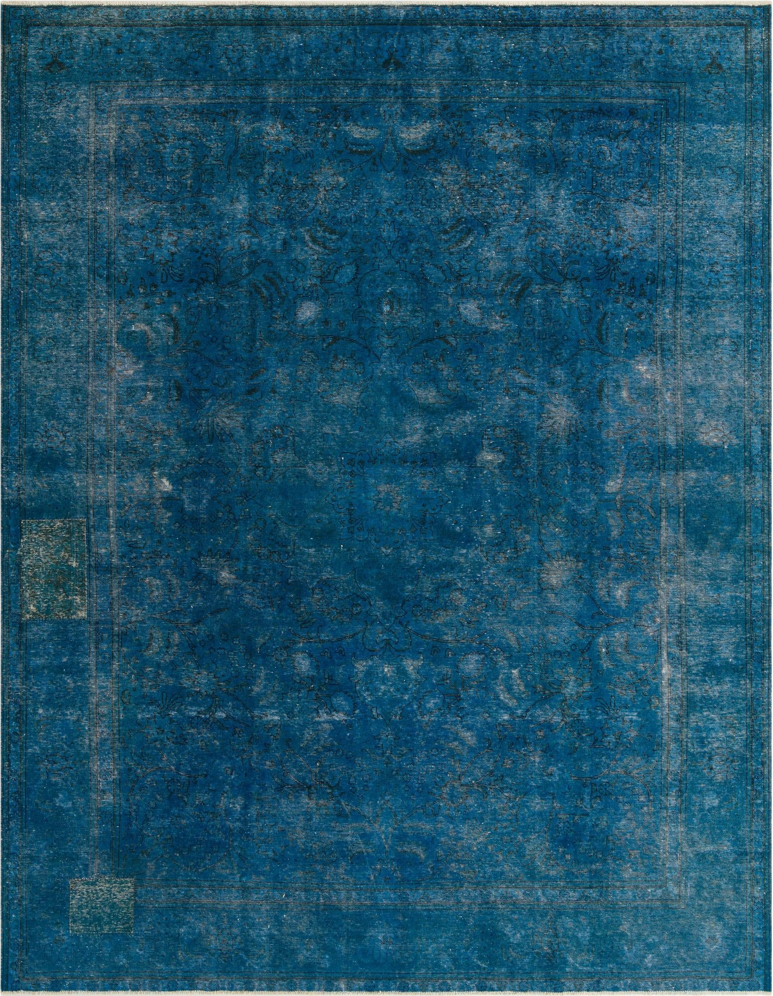 9' 9 x 12' 8  Hand Knotted Ultra Vintage Persian Wool Rug