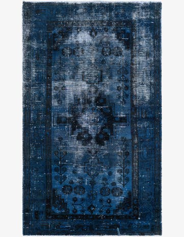 4' 4 x 7' 3 Hand Knotted Ultra Vintage Persian Wool Rug