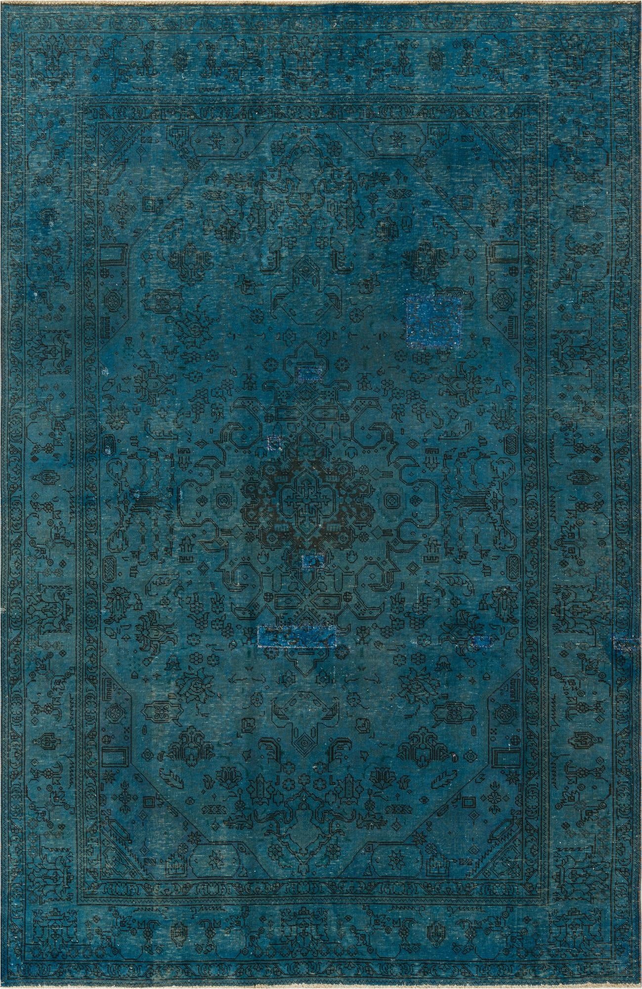 Primary image 6' 4 x 9'  Hand Knotted Ultra Vintage Persian Wool Rug