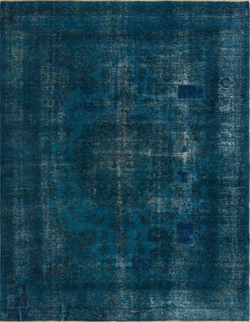 9' 3 x 12' 1 Hand Knotted Ultra Vintage Persian Wool Rug