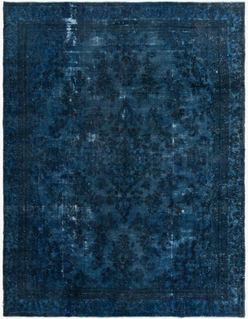 9' 10 x 13' 1 Hand Knotted Ultra Vintage Persian Wool Rug