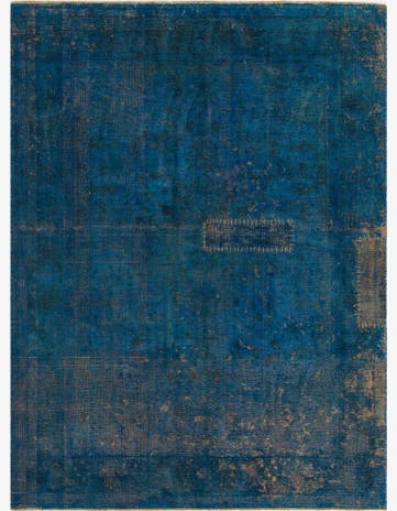 6' 8 x 9' 1 Hand Knotted Ultra Vintage Persian Wool Rug