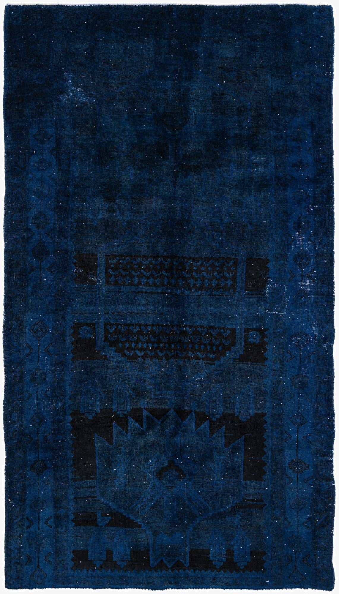 5' 2 x 8' 8  Hand Knotted Ultra Vintage Persian Wool Rug