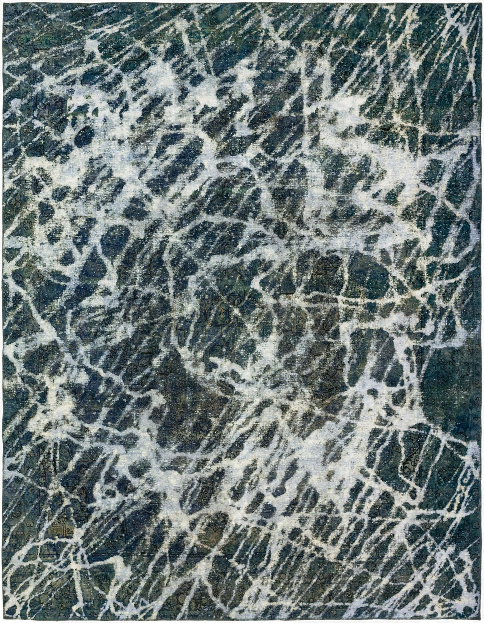 267cm x 345cm  Hand Knotted Ultra Vintage Persian Wool Rug