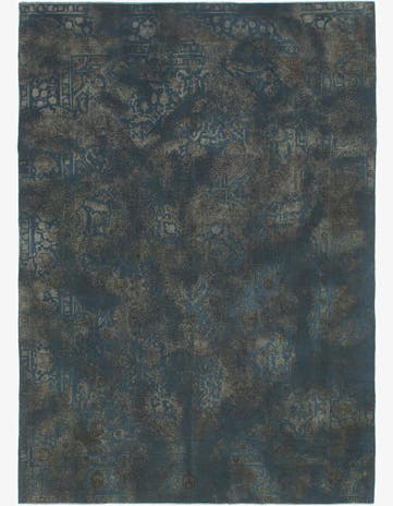 8' x 11' 3 Hand Knotted Ultra Vintage Persian Wool Rug