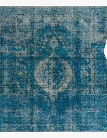 8' 1 x 9' 5 Hand Knotted Ultra Vintage Persian Wool Rug