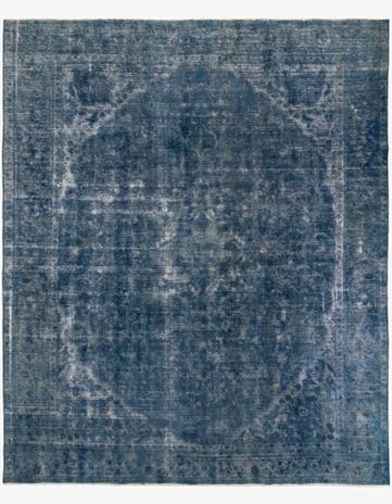 9' 5 x 11' 9 Hand Knotted Ultra Vintage Persian Wool Rug