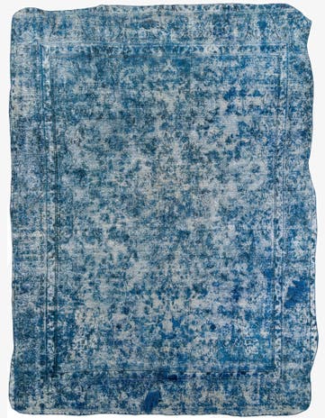 8' 10 x 12' Hand Knotted Ultra Vintage Persian Wool Rug