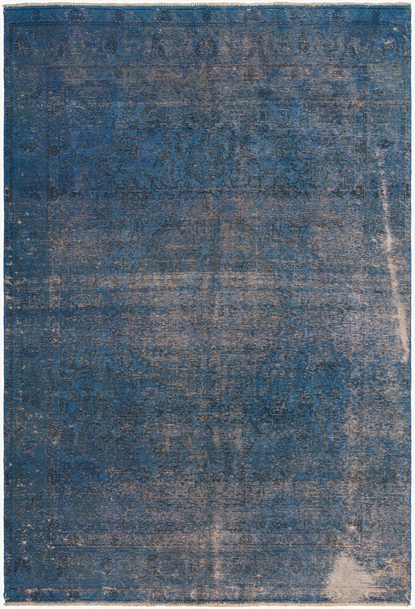 6' 6 x 9' 9  Hand Knotted Ultra Vintage Persian Wool Rug