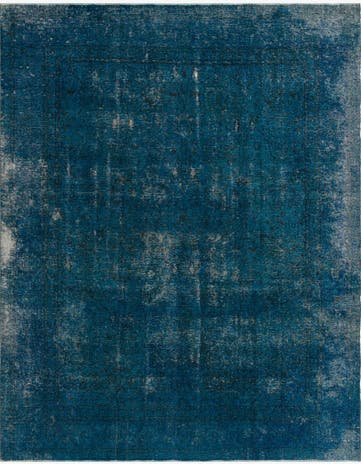 9' 10 x 12' 3 Hand Knotted Ultra Vintage Persian Wool Rug