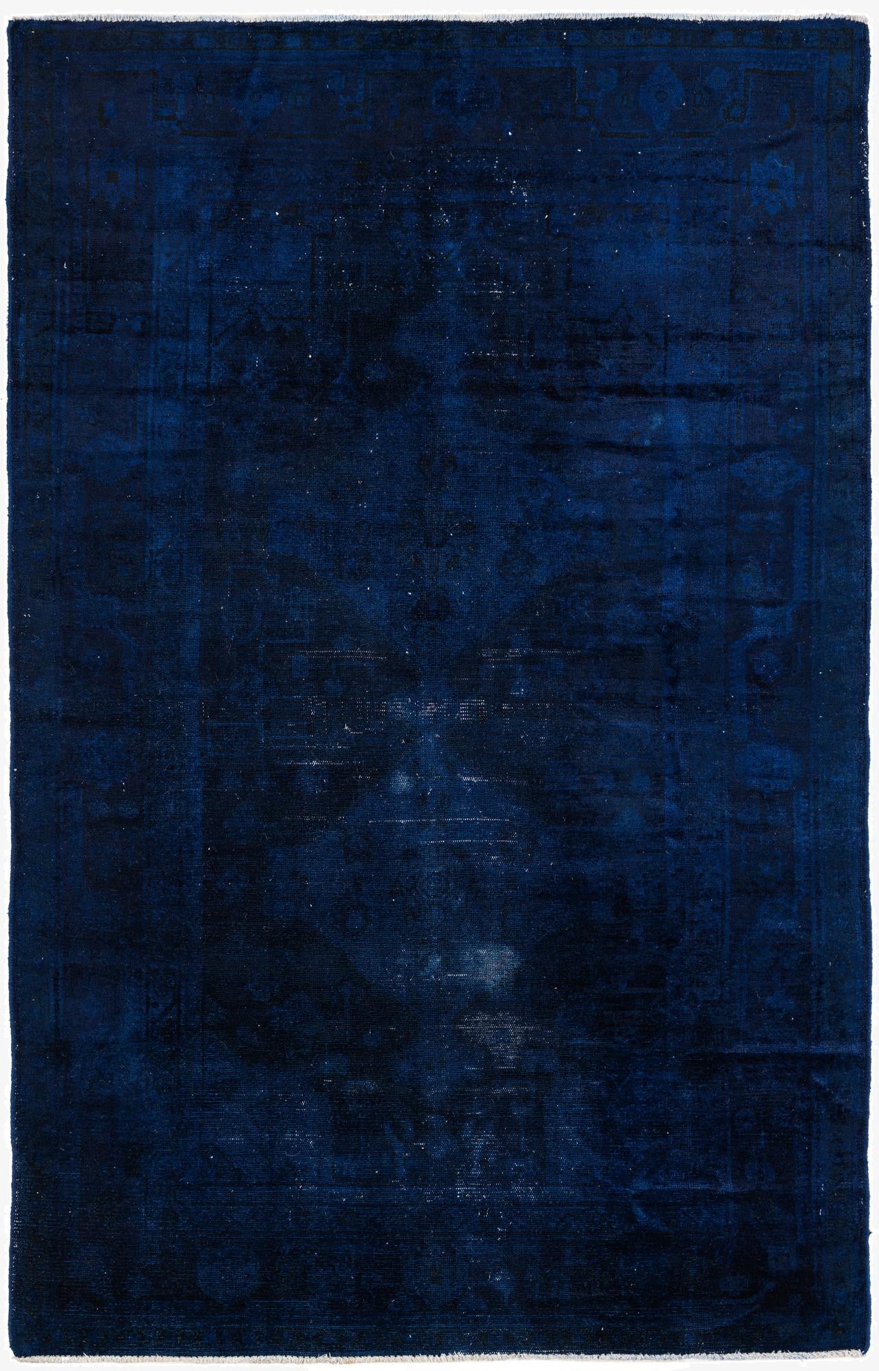 4' 10 x 7' 7  Hand Knotted Ultra Vintage Persian Wool Rug