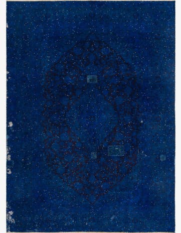 6' 10 x 9' 5 Hand Knotted Ultra Vintage Persian Wool Rug