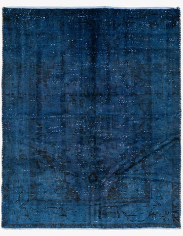 4' 7 x 5' 8 Hand Knotted Ultra Vintage Persian Wool Rug