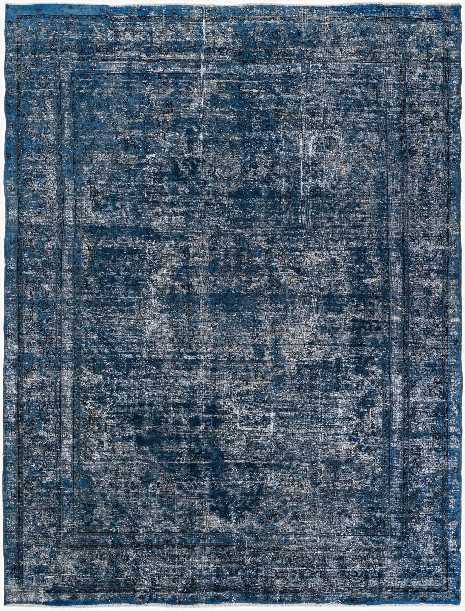 9' x 12'  Hand Knotted Ultra Vintage Persian Wool Rug