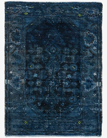 3' 2 x 4' 7 Hand Knotted Ultra Vintage Persian Wool Rug