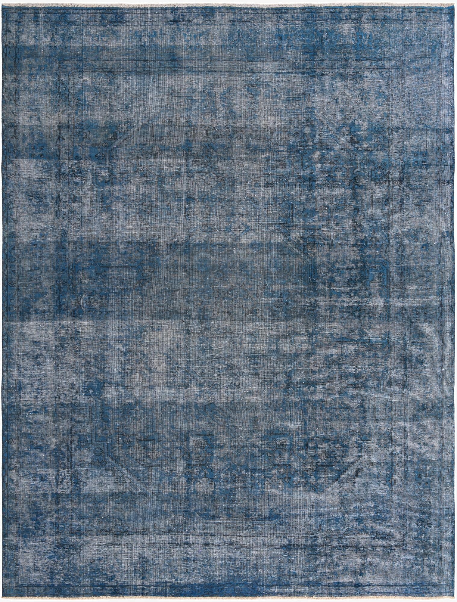 9' 7 x 12' 10  Hand Knotted Ultra Vintage Persian Wool Rug