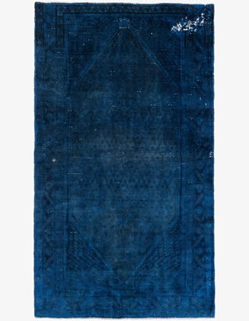 4' 10 x 8' 8 Hand Knotted Ultra Vintage Persian Wool Rug