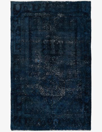 5' 2 x 7' 9 Hand Knotted Ultra Vintage Persian Wool Rug