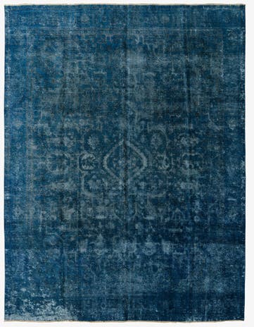 9' 6 x 12' 6 Hand Knotted Ultra Vintage Persian Wool Rug