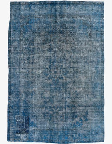 6' 6 x 9' 8 Hand Knotted Ultra Vintage Persian Wool Rug