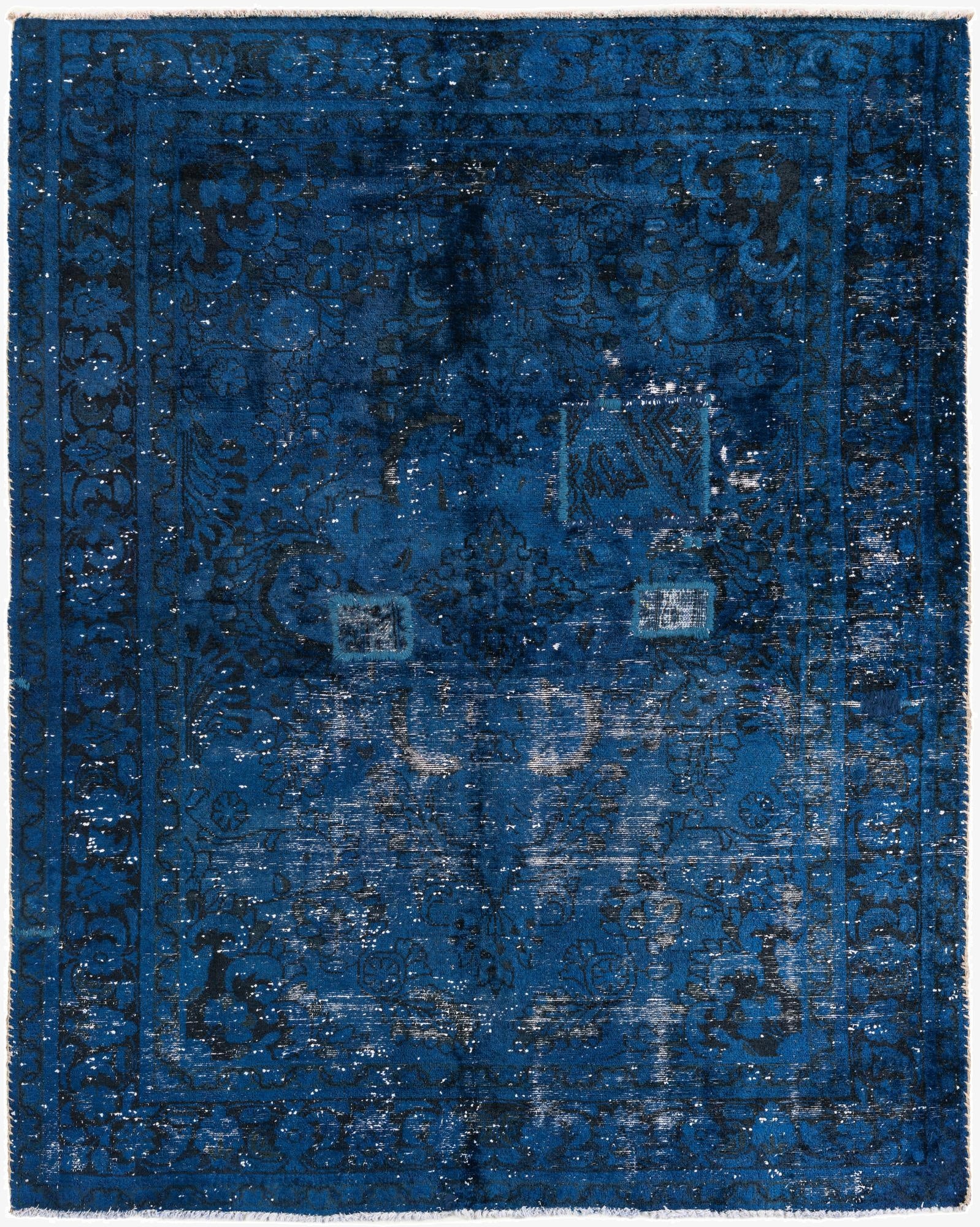 5' x 6' 5  Hand Knotted Ultra Vintage Persian Wool Rug