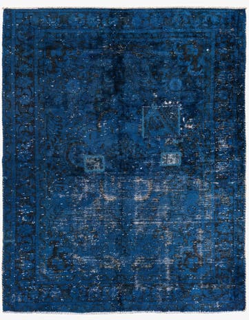 5' x 6' 5 Hand Knotted Ultra Vintage Persian Wool Rug