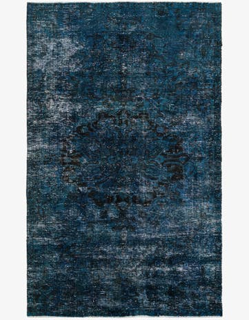 5' 6 x 8' 10 Hand Knotted Ultra Vintage Persian Wool Rug