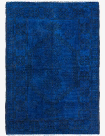 4' 3 x 5' 10 Hand Knotted Ultra Vintage Persian Wool Rug