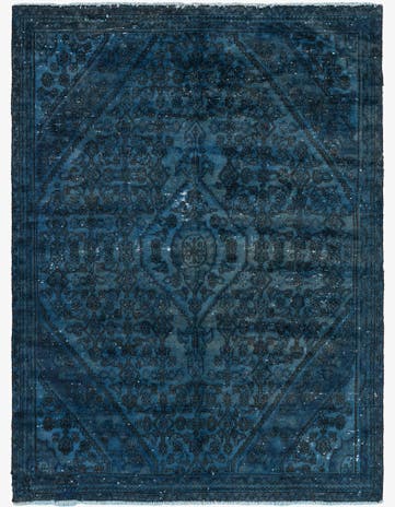 6' 1 x 8' 2 Hand Knotted Ultra Vintage Persian Wool Rug