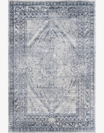 Dark Blue Villa Rug