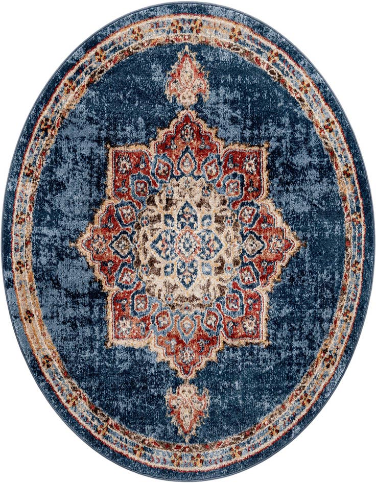 Detail image of 5' 3 x 5' 3 Arcadia Round Rug